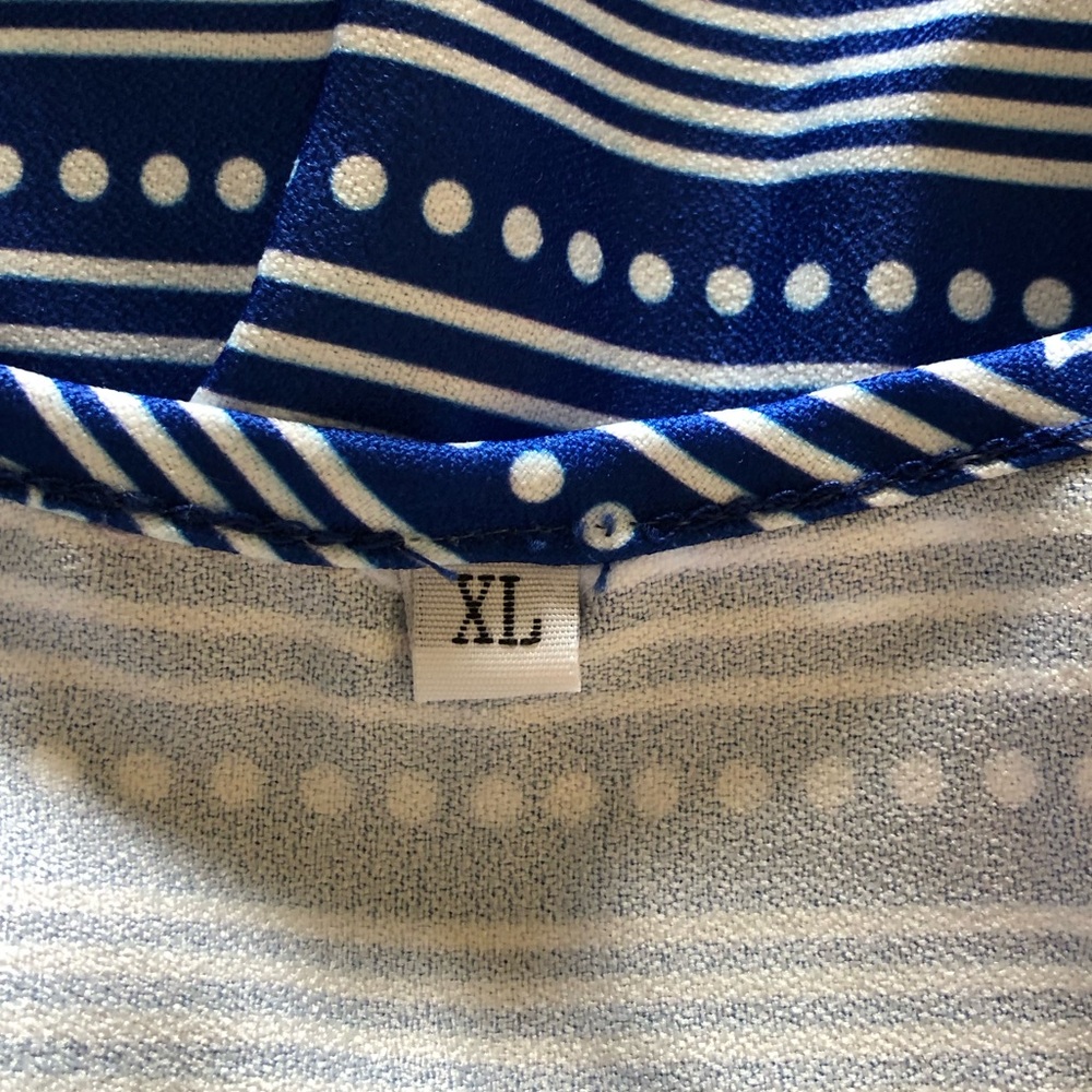 Blue Patterned Dress - Picture 3 of 3
